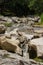 Image beautiful of streams with rocks in thailand