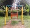 This is an image of beautiful two seat swing