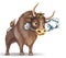 Image of a bull, symbol of 2021