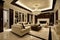 image captures an elegant and opulent interior design of a luxurious home