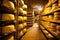 image capturing hygienic conditions of cheese aging cellar