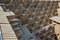 Image of chand baori a historical stepwell at bandikui rajasthan india