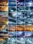 Image of cloudscape variations