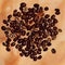 Image of coffee beans in detail.