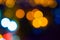 Image of colorful blurred defocused bokeh Lights. motion and nightlife concept. Elegant background.