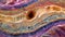 Image A cross section of an insects digestive tract under 400x magnification. The image shows a tubelike structure lined