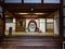 Image of Daruma legendary Indian priest inside Toji-in temple in Tenryu-ji temple complex