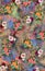 Image digital flower background color colorful pattern