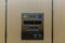 Image of disabled lift button. Stainless steel elevator panel push buttons for blind and disability people. Push Button For the di