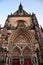 An image of a door of Saint Theobald`s Church, Thann, France