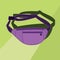 Image fanny pack vector icon