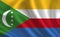 Image of the flag of Comoros. Series `Africa`