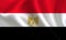 An image of the flag of the Egypt. Series `Africa`