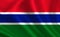 An image of the flag of the Gambia. Series `Africa`