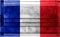 Image of the France flag combined with a protective mask against coronavirus 3D rendering