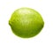 Image of green lime isolated over white