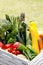 Image of harvest with Japanese vegetables, many kinds of vegetables