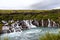 Image of hraunfossar waterfalliceland