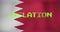 Image of inflation text over flag of bahrain