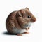 Image of isolated vole against pure white background, ideal for presentations