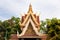 Image of the King palace of Cambodia. Detail of the architecture.