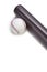 Image of Laquered Wooden Brown American Baseball Bat Along With Clean Leather Ball Placed Together Over White Background