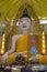 Image of large seated Buddha at Sakya Muni Buddha Gaya Temple, a Buddhist monastery in Race Course Road, Singapore