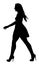 Image of a Long Legged Teenage Girl Model Walking