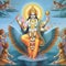 image of lord vishnu generative AI