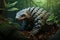 Image of malayan pangolin in the fertile forest. Wildlife Animals. Nature. Illustration, Generative AI