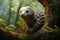 Image of malayan pangolin in the fertile forest. Wildlife Animals. Nature. Illustration, Generative AI