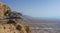 Image of the Masada fortress against the backdrop of the Dead Sea