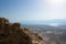 Image of the Masada fortress against the backdrop of the Dead Sea