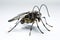 Image of a mosquito modified into a robot on a white background. Insect. Animals. Illustration, Generative AI