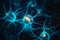 An image of neurons responsible for coordinating movements, such as neurons in the cerebellum. Generative AI.