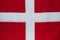 Image of official danish flag.