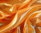 an image of an orange satin fabric