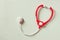 Image of plastic red Toy Stethoscope