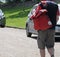 Image of postal worker walking