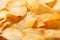 Image of potato chips background