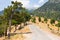 Image of the road near Alanya in Taurus Mountains, Turkey