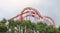 Image of roller Coaster in amusement park