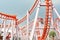 Image of roller Coaster in amusement park