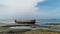 Image Of Ruined Boat At Dhanushkodi Ghost Town, Shot From The Rameswaram-Dhanushkodi Road