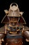 Image of samurai armour on black