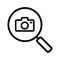 Image search linear icon