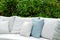 Image of Seating sofa cushion in the garden