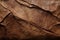 This image showcases a detailed pattern of genuine brown leather, providing a close-up view of its texture, The matte and fibrous