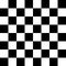 Image of a sixty-four chess board for playing chess, checkers, etc.,