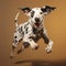 Image of a smiling dalmatian dog in a good mood. Pet. Animals. Illustration, Generative AI